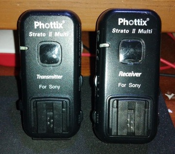 Radiowyzwalacz Phottix Strato II do Sony Alpha.