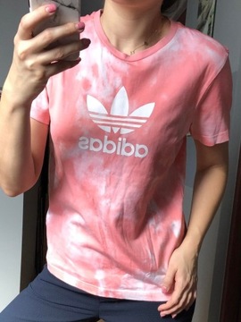 Adidas bluzka t-shirt S ombre marmurek