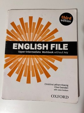 English file Upper-Intermediate Workbook jak nowe