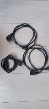Kabel zasilający do komputera  1,5 m  3 szt 