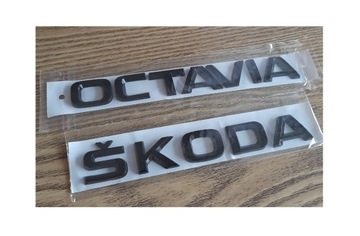 Napis emblemat czarny Skoda Octavia Kodiaq inne