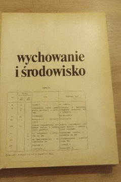 Wychowanie i środowisko, Red. Łuńska-Sztejnberg