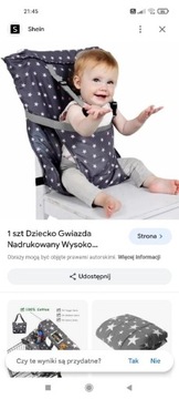 Fotelik dziecięcy na krzesło 