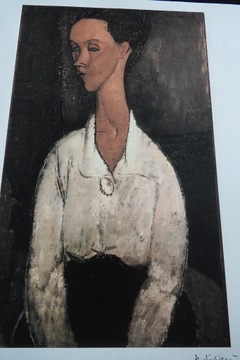 Amedeo Modigliani Litografia sygn num cert 50x70cm