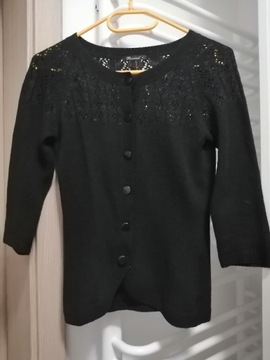 Sweterek czarny Reserved rozmiar S 36