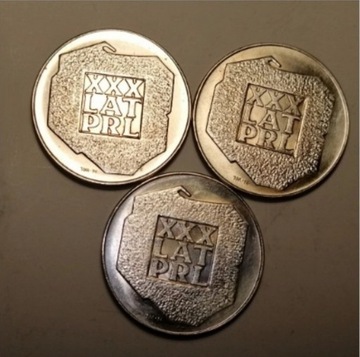 Srebro moneta XXX LAT PRL + Katalog Srebrnych Monet Bulionowych