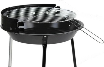 Okrągły GRILL Turystyczny Składany o śr. 33cm