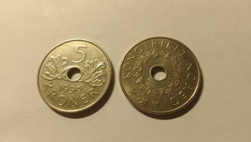 5 koron 1999 r Norwegia (2927)