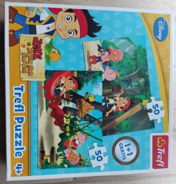 Trefl Puzzle 4+ Jack i Piraci z Nibylandii