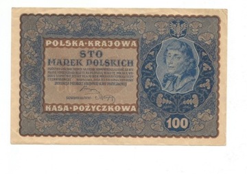 100 marek polskich 23.08.1919, ładny stan