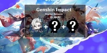 Genshin Impact Konto EU AR10 Neuvillet+2x Losowa5*