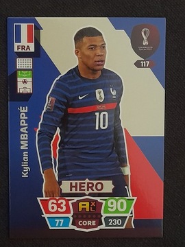 PANINI WORLD CUP QATAR 2022 HERO 117 Mbappe