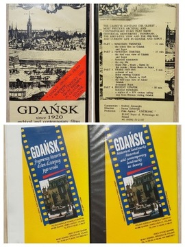 GDAŃSK - historia i zabytki - 4 kasety VHS