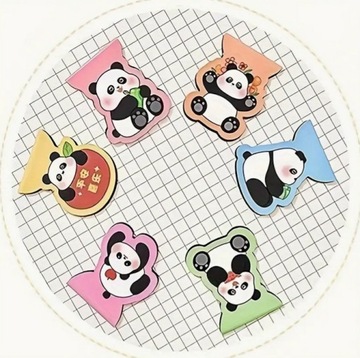6 sztuk zakładek magnetycznych panda