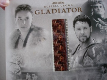 GLADIATOR - zestaw KADR z FILMU  + 8 zdjęć 21x19cm