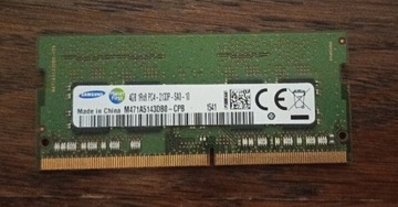 Ram Samsung 4gb do laptopa 2133Mhz