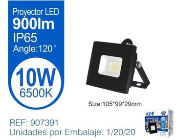 PROYECTOR LED - Naświetlacz LED 10W 6500K 900lm