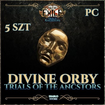 Path Of Exile Ancestors Nowa Liga Divine Orb 5 szt