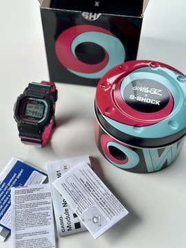 CASIO GORILLAZ x G-SHOCK GW-B5600GZ-1ER KOMPLET