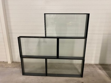 Panel szklany ściana działowa z powłoką 1780x555mm