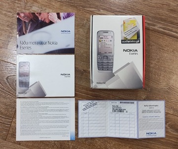 Pudełko po telefonie Nokia E52 Eseries