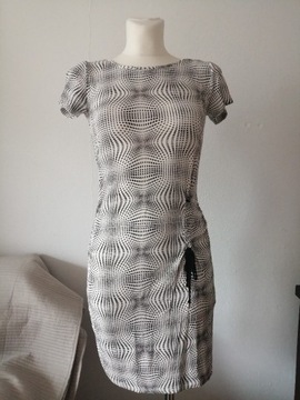 sukienka ciążowa happymum rozmiar xs czarno biała