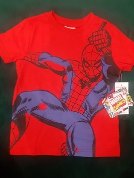 Koszulka T-shirt nowa George Spiderman r 122 6-7 l