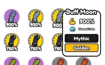 Golden Buff Moon Arm 900% - Arm Wrestle Simulator