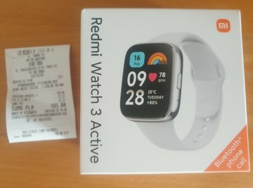 Smartwatch Redmi Watch 3 Active biały