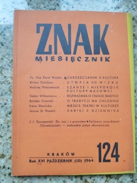 Znak miesięcznik nr 124 O kulturze i tradycji