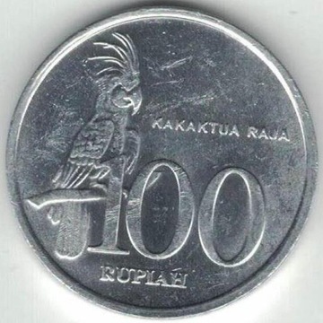 Indonezja 100 rupii 1999 23 mm Typ 1 nr 5