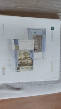 Folder do banknotu 19zł 100lecie PWPW