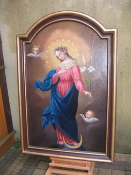 Duża ,18 wieczna Madonna Immaculata 