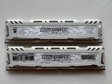 Crucial Ballistix 16GB DDR4 2x8GB 3200 CL16 White