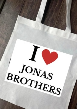 Torba tote bag jonas brothers serce