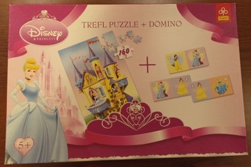 Puzzle Trefl Księżniczki Disneya + Domino
