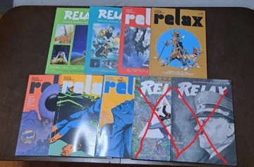 Czasopismo komiksowe Relax nr 34-40