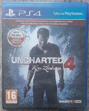 UNCHARTED 4 Kres Złodzieja PS4 PL