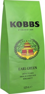 KOBBS Szwedzka herbata liściasta EARL GREEN 125G
