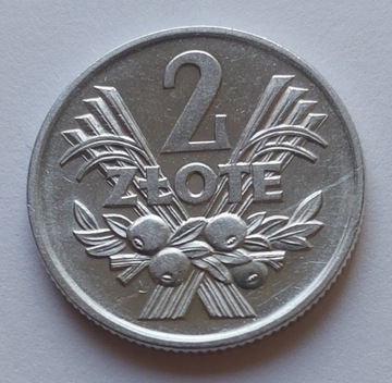 2 złote 1973 - Jagody (st.1/1-)