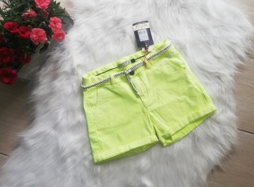 Krótkie spodenki Retour Jeans zielone neonowe