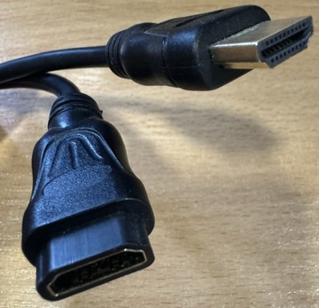 Przedłużacz HDMI krótki 30cm