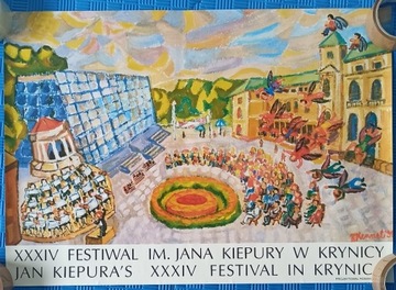 Stary Plakat Festiwal im. Jana Kiepury z 2000r.