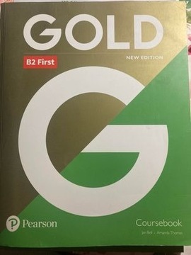 Pearson Gold Coursebook B2 First - książka do nauk