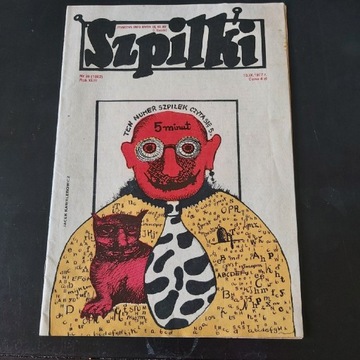 Czasopismo SZPILKI-IX.1977r.,stara gazeta PRL