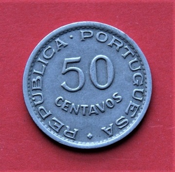 50 Centavos  1951 r - Mozambik Portugalski Stan !!