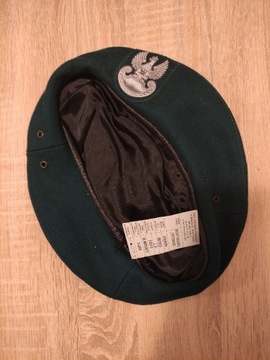 Beret Wojskowy Zielony MON Orłem Nowy rozmiar 57cm