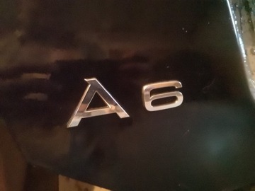 ORGINALNY EMBLEMAT LOGO NAPIS TYŁ AUDI A6 C6