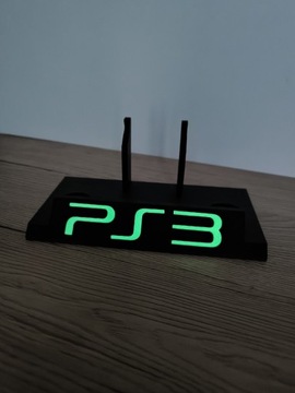 Stojak na pada PlayStation 3 świecący napis fluorescencyjny 