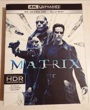 Matrix 4k + 2 x blu-ray 3 płytowe polskie wydanie